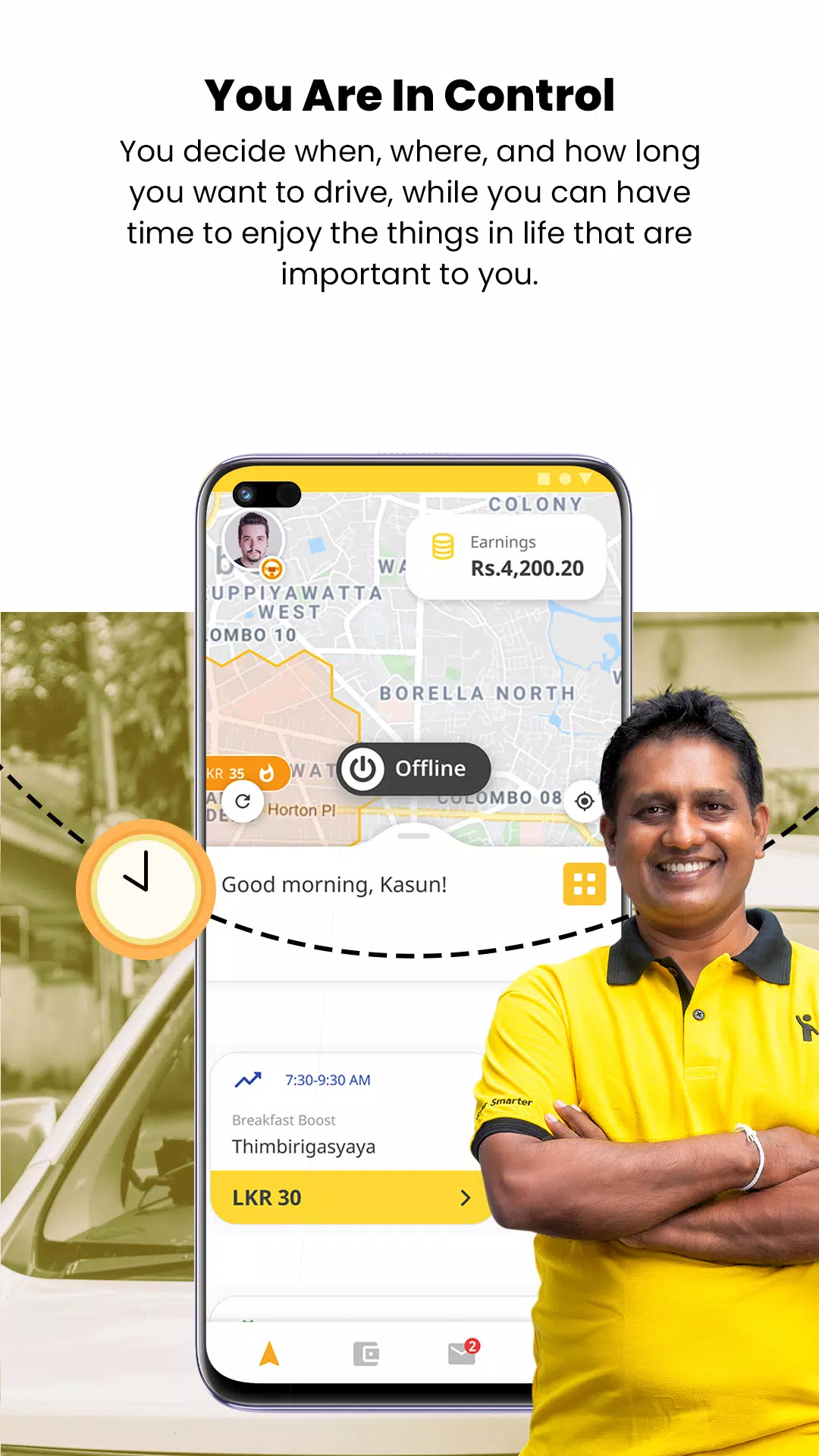 PickMe Driver Tangkapan skrin 1