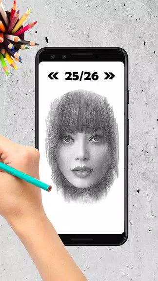 How To Draw A Face Captura de pantalla 1