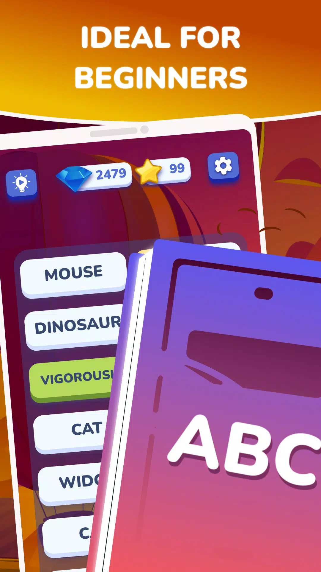 Learn words and play with Momo Capture d'écran 0