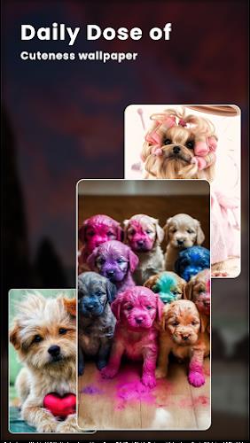 Puppy Love: Cute Dog Wallpaper 스크린샷 3
