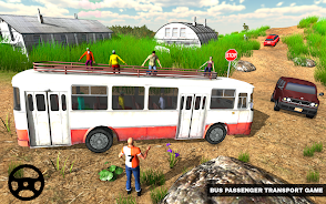 Bus Simulator Coach Drive Game 螢幕截圖 2