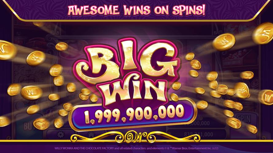 Willy Wonka Vegas Casino Slots Скриншот 1