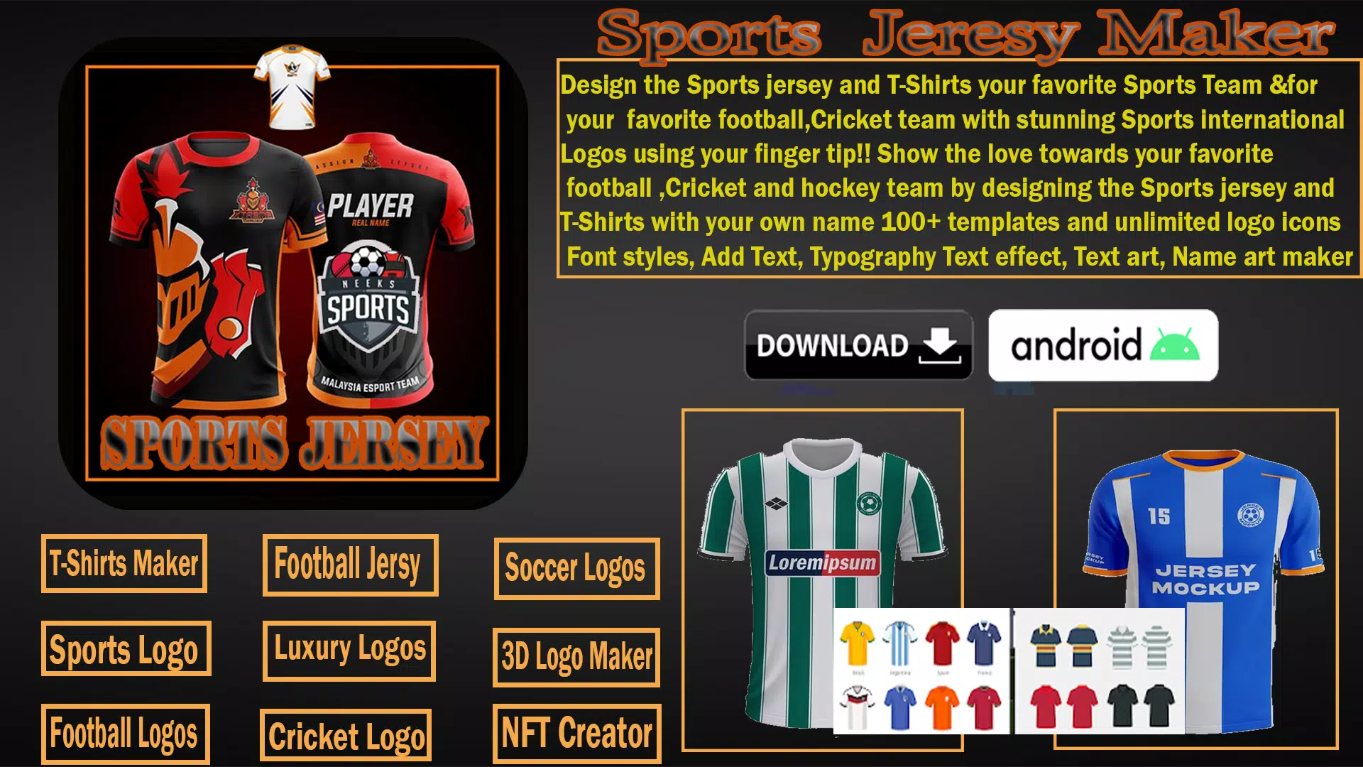 Sports Jersey Maker 螢幕截圖 0
