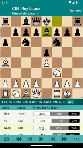Chess Opener Lite Captura de pantalla 0