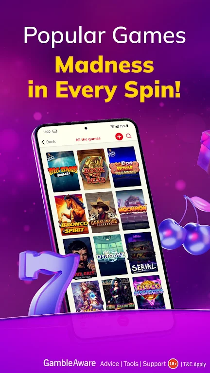 MadSlots Online Casino & Slots Capture d'écran 2