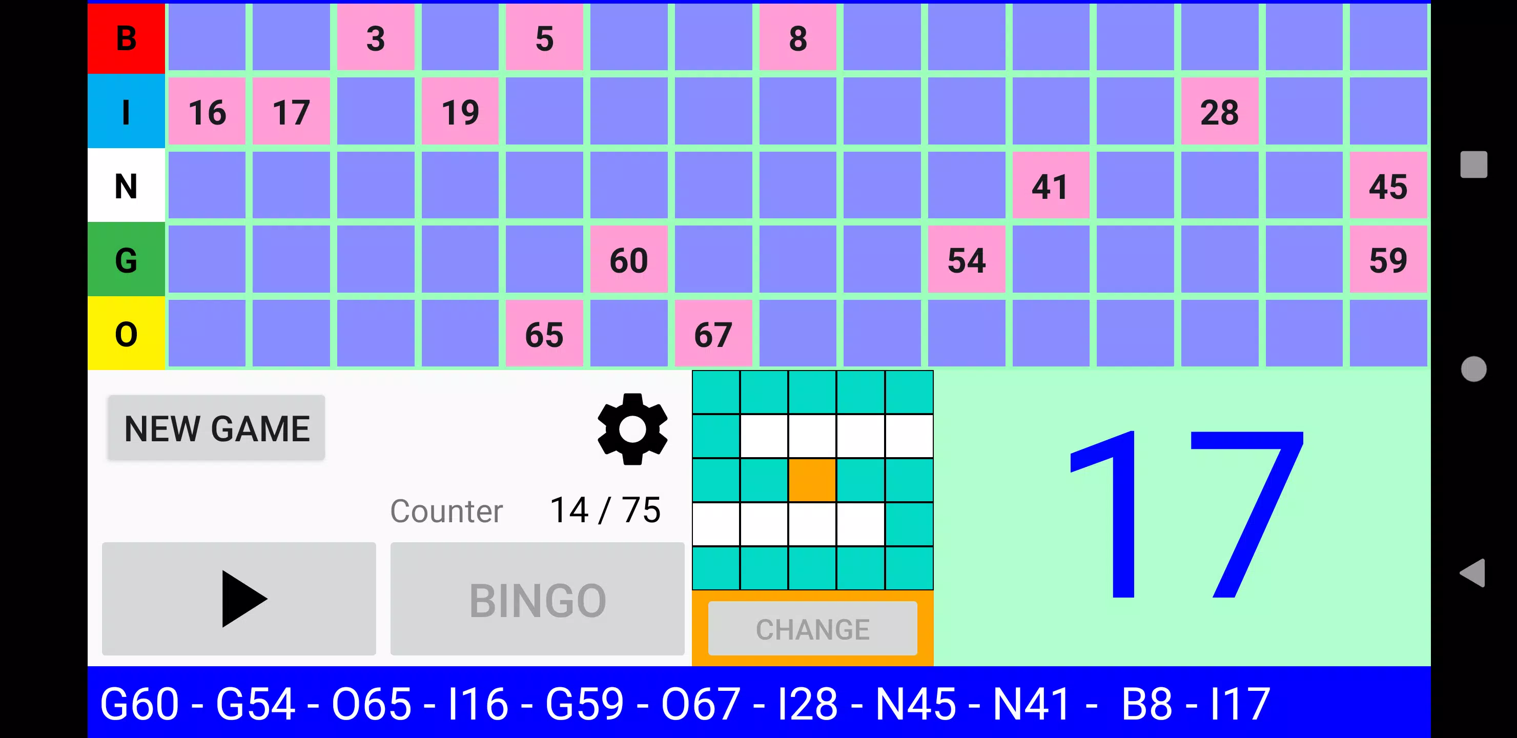 Bingo RS ဖန်သားပြင်ဓာတ်ပုံ 2