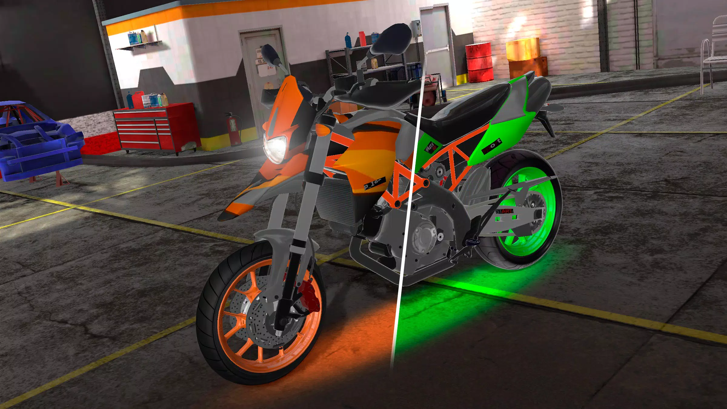 Motorcycle Real Simulator Tangkapan skrin 1