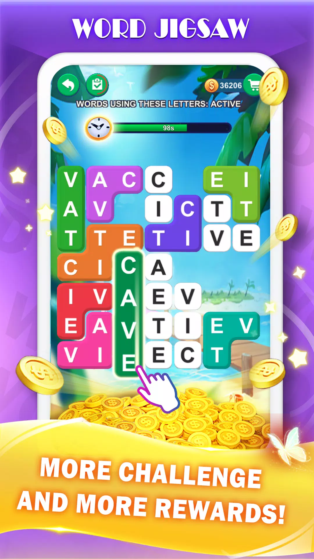 Word Jigsaw Puzzle Schermafbeelding 1