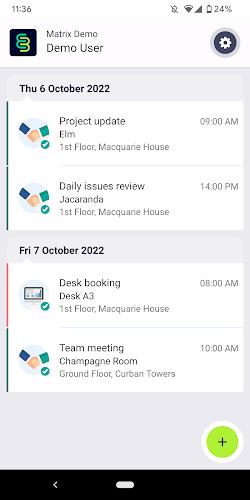 Matrix Booking Schermafbeelding 0