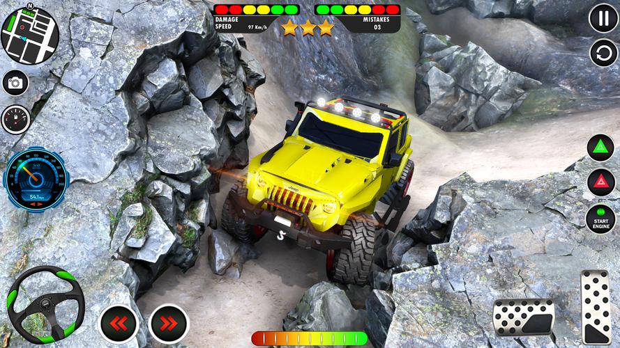 US Offroad Fury Car Driving 3D Captura de tela 3