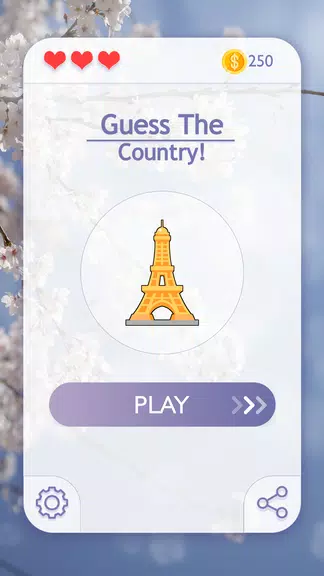 Guess The Country : Quiz Game ภาพหน้าจอ 1
