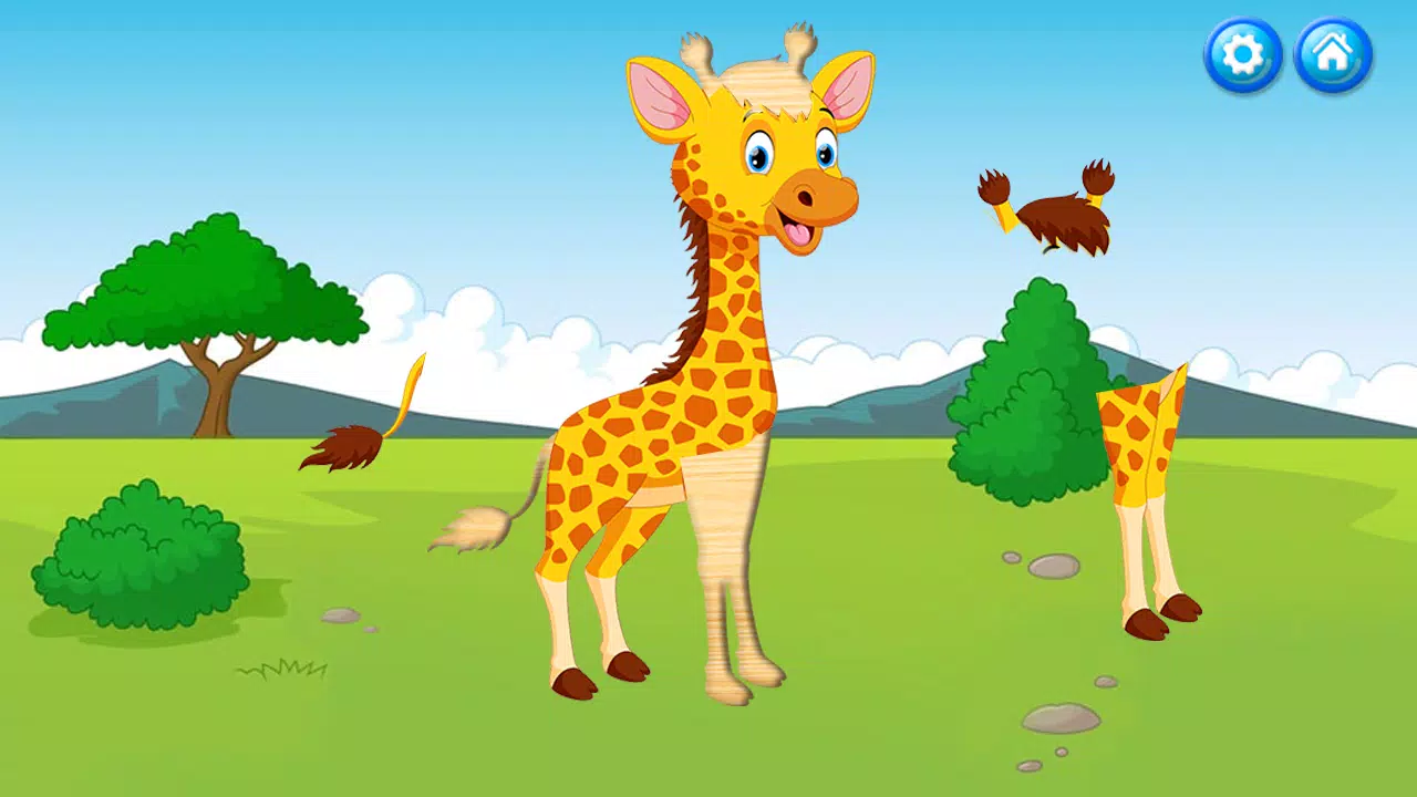 Kids Puzzles - Safari Puzzles 螢幕截圖 1