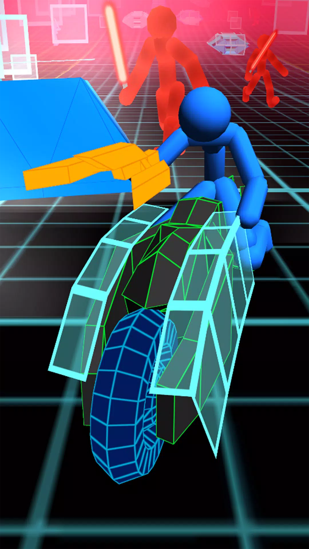 Schermata Stickman Neon Motorcycle Race 1