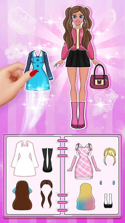Paper Doll Dairy: Dress Up Screenshot 0