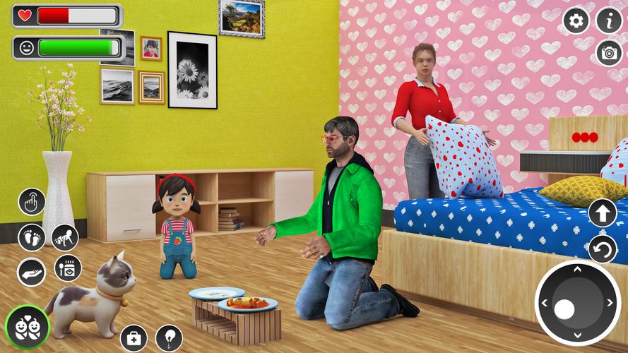 Virtual Mom Dad: Baby Games Captura de pantalla 1