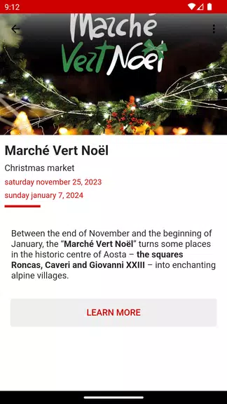 Valle d'Aosta Events 螢幕截圖 2