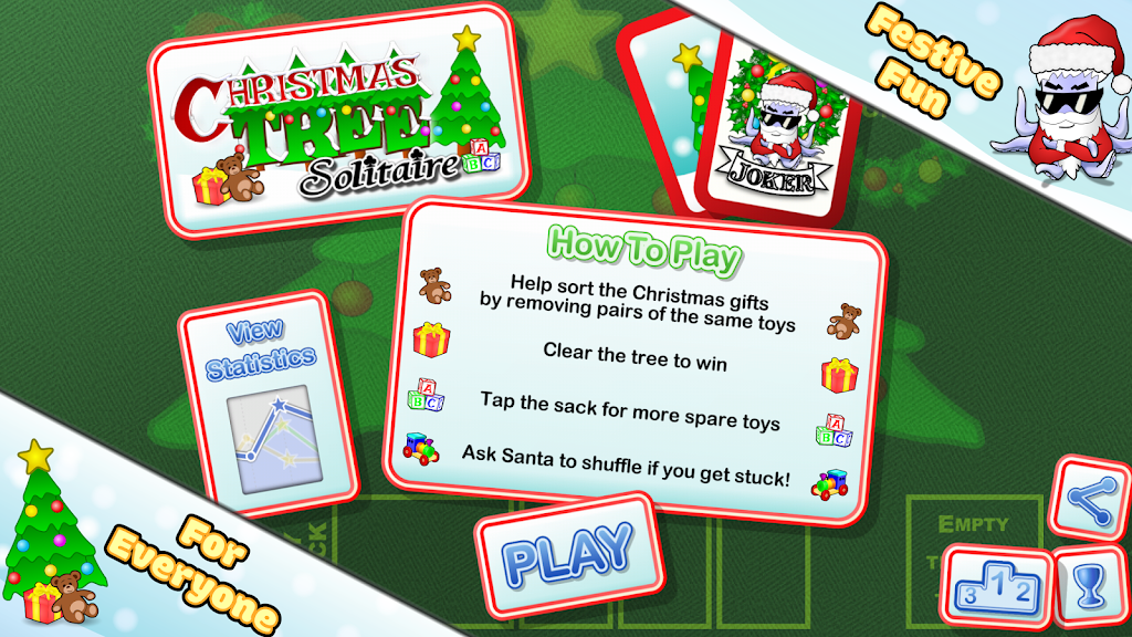 Christmas Tree Solitaire Schermafbeelding 3