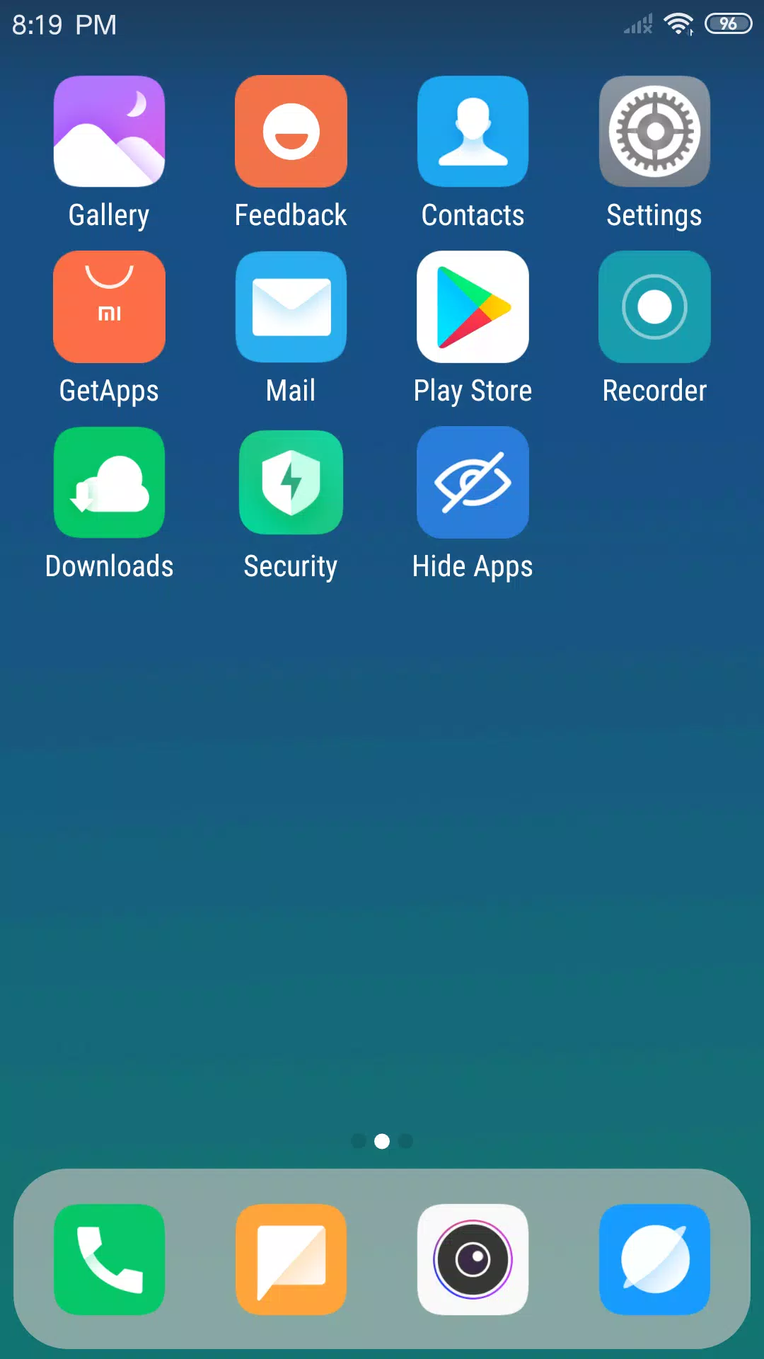 X Launcher Ekran Görüntüsü 0