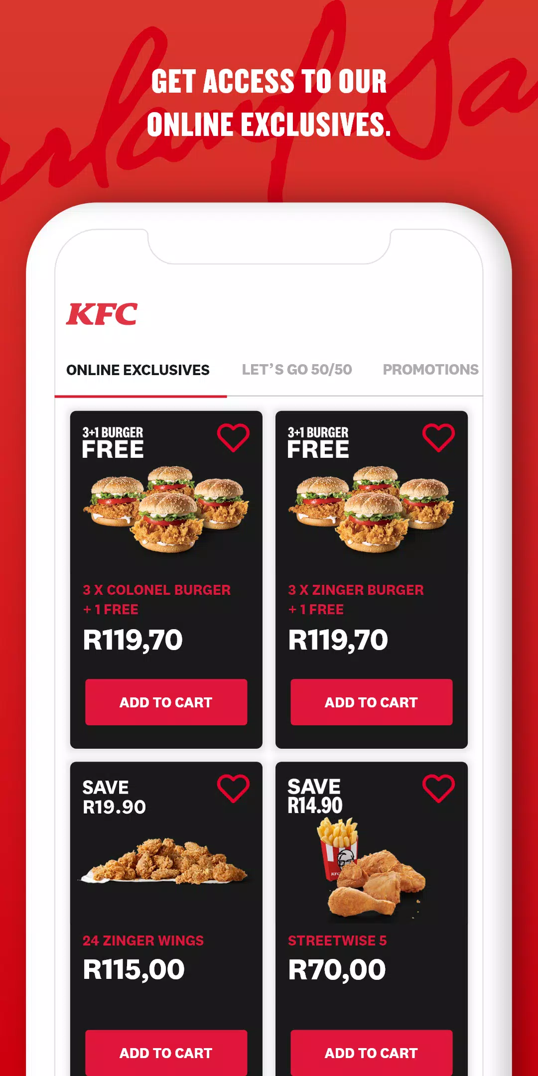 KFC South Africa应用截图第1张