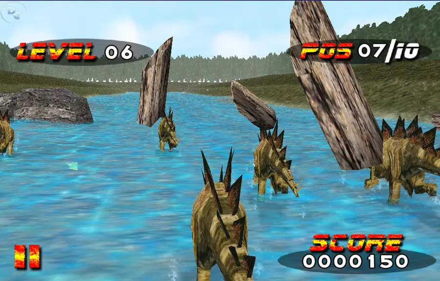 Jurassic Race Tangkapan skrin 3