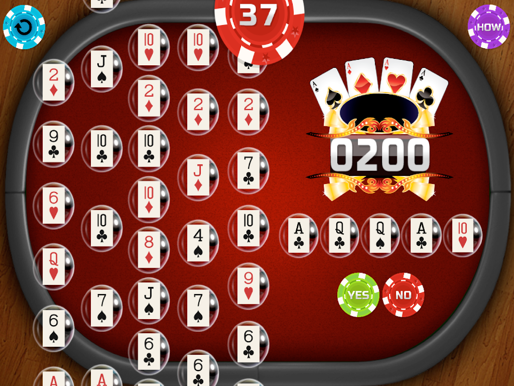 Bubble Pop Poker Schermafbeelding 2