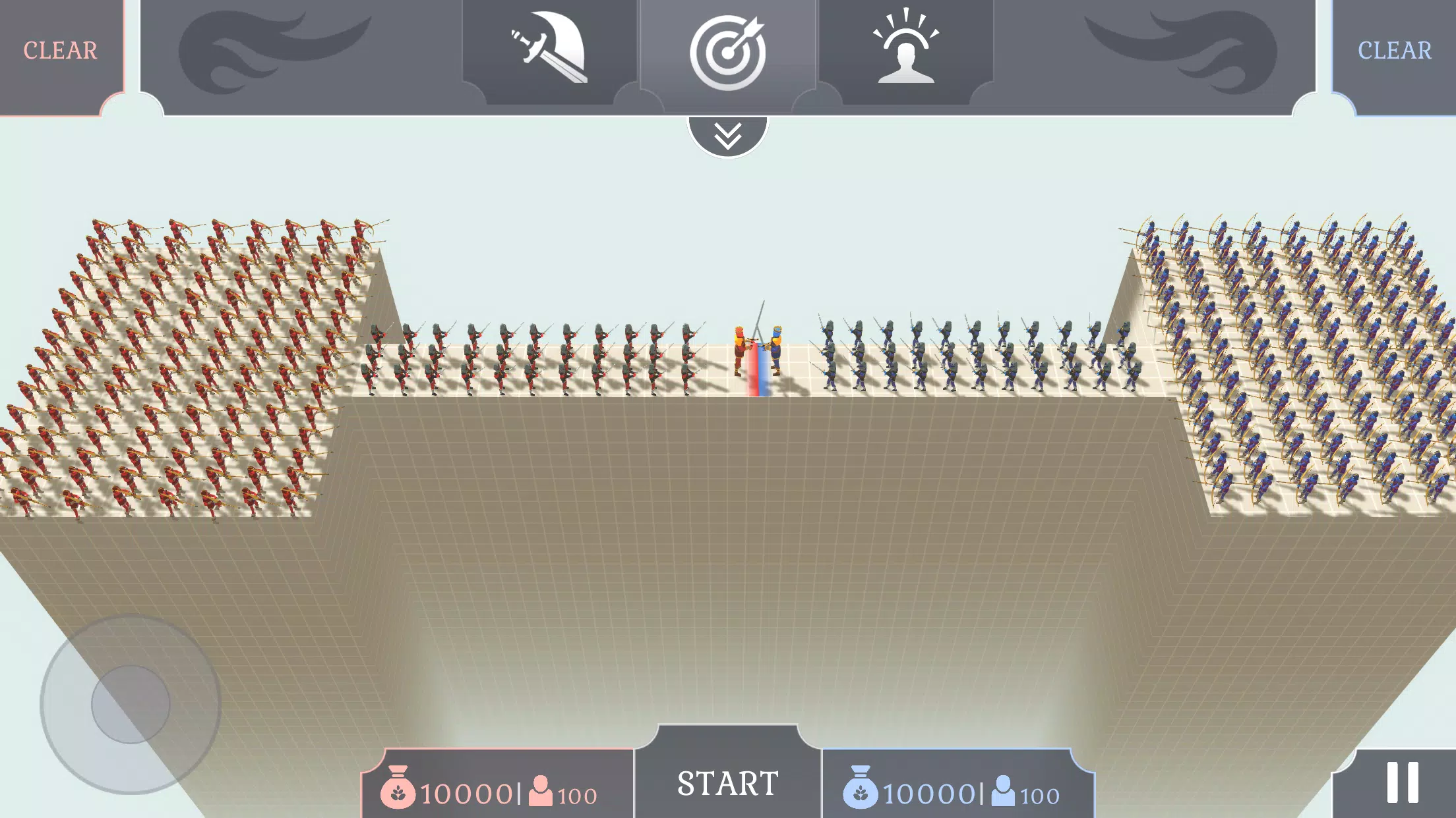 Schermata Fun Battle Simulator 1