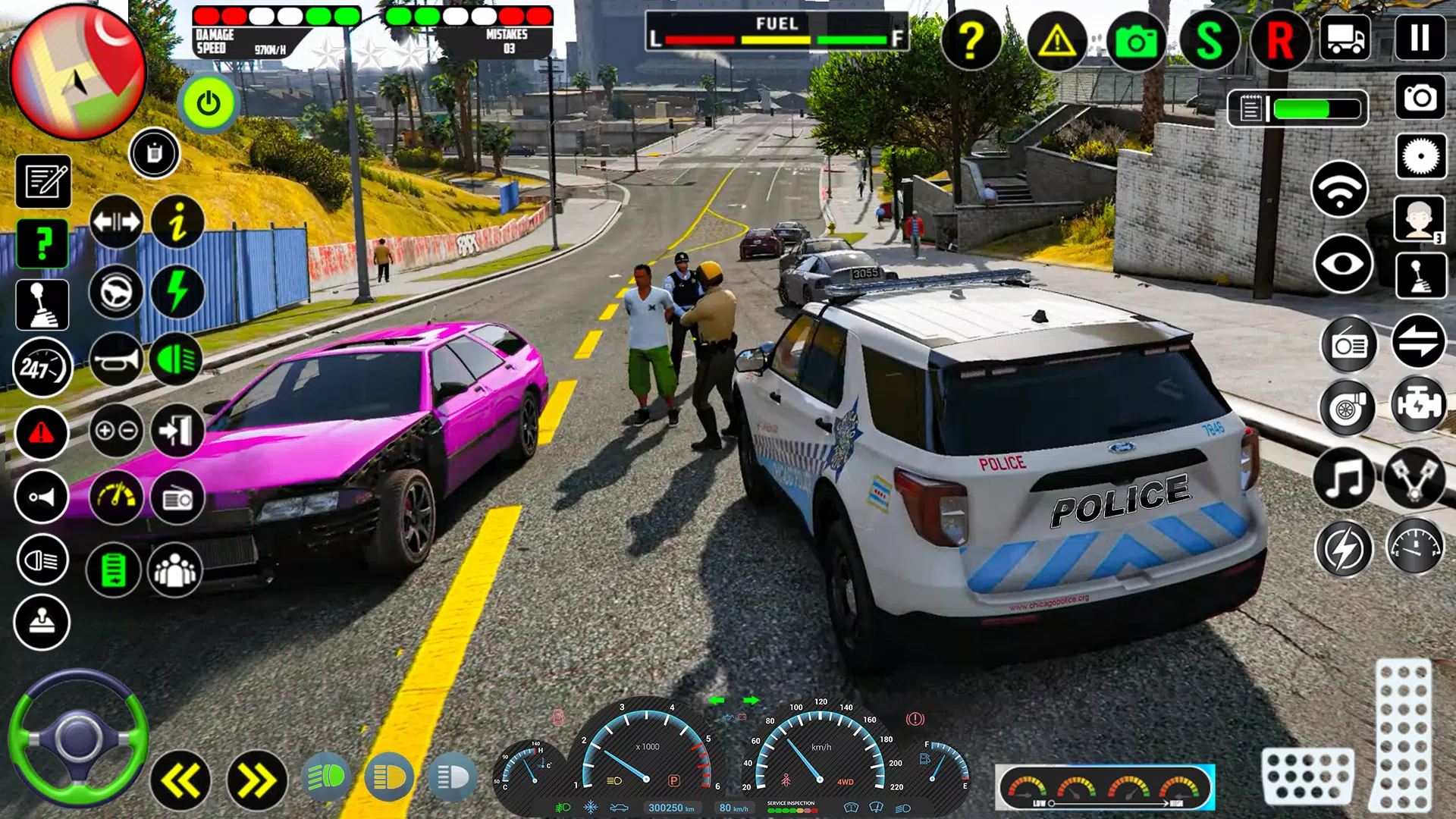 Real Police Chase Simulator 3d Ekran Görüntüsü 3
