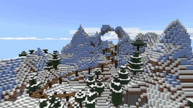 Bild: Reddit.com minecraft snow biome seed