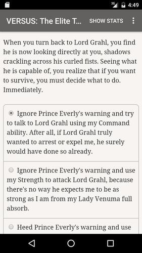 VERSUS: The Elite Trials Captura de tela 3