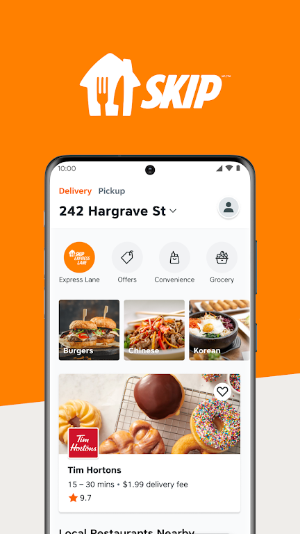 SkipTheDishes - Food Delivery 스크린샷 0