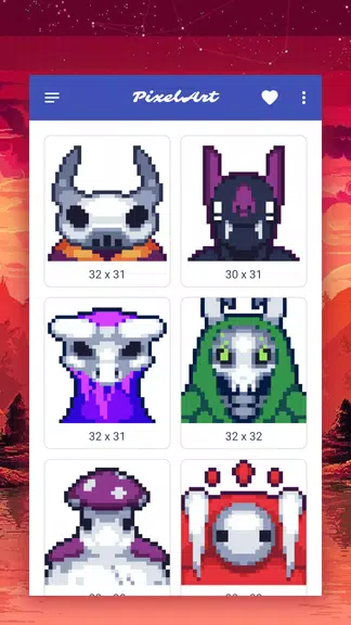 How to draw pixel monsters Captura de tela 0