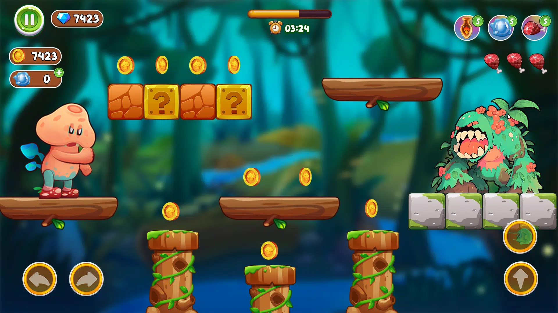 Mushroom War: Legend Adventure应用截图第3张