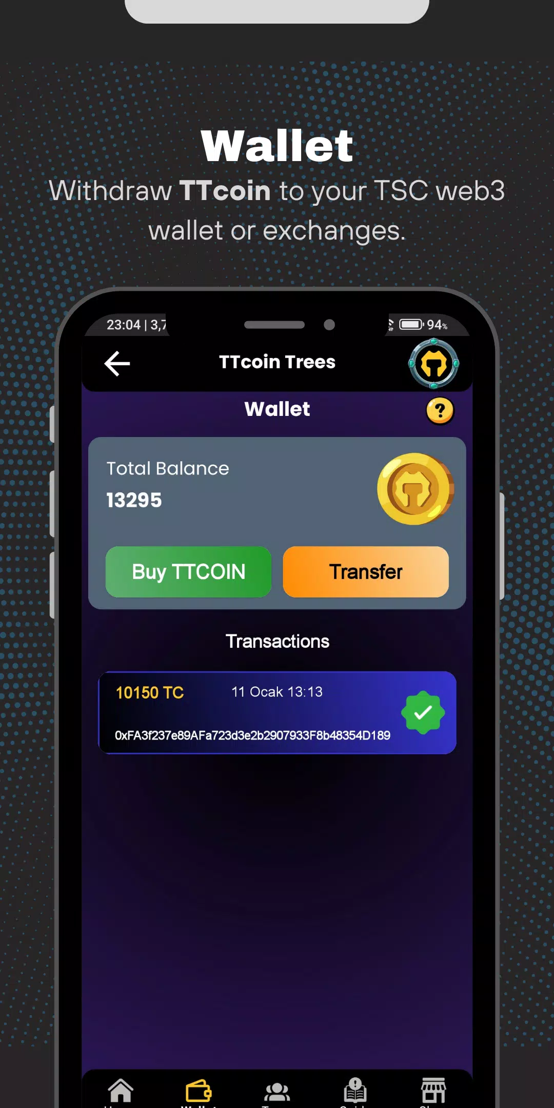 TTcoin Trees Ảnh chụp màn hình 3