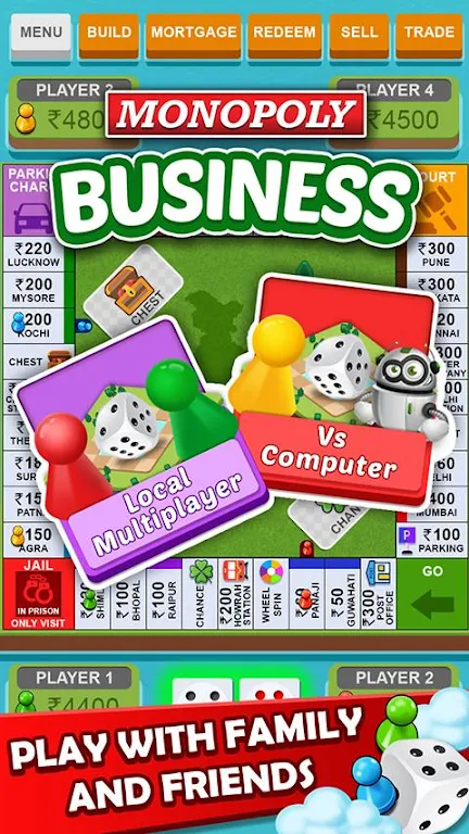 Vyapari Game : Business Dice Board Game 스크린샷 1