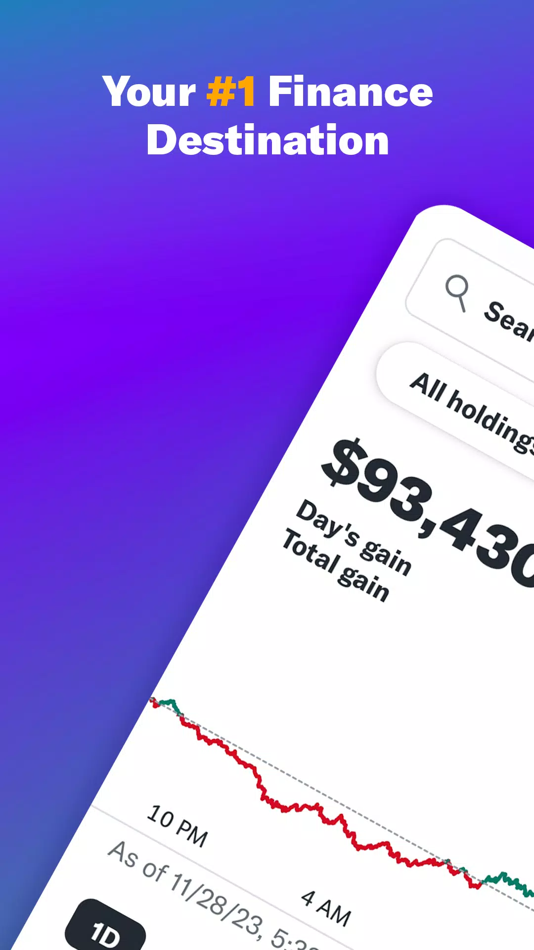 Schermata Yahoo Finance: Stock News 0