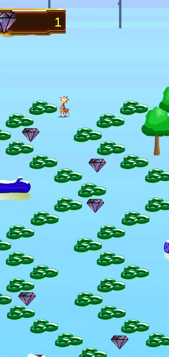 Snowy Giraffe Adventure Tangkapan skrin 1