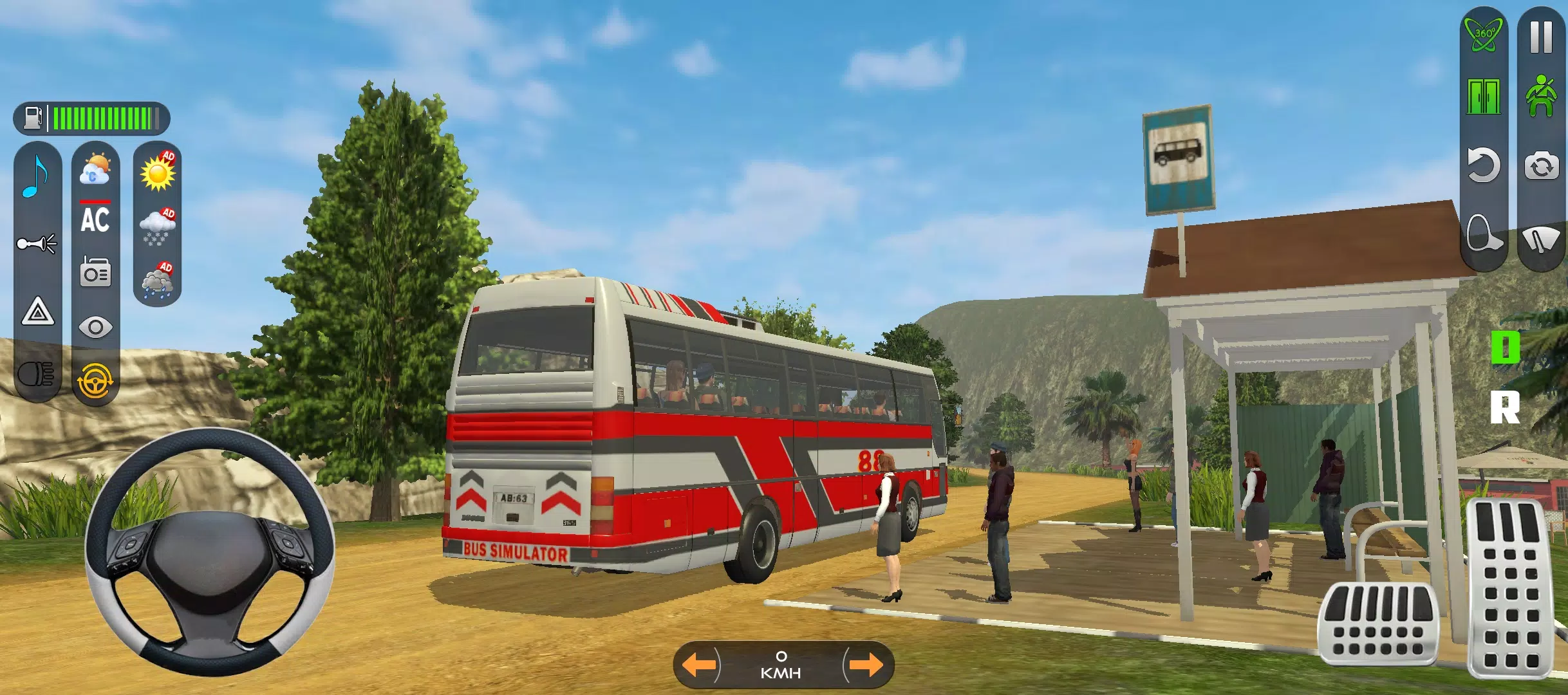 Offroad Bus: Coach Bus Driving ภาพหน้าจอ 3