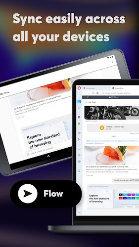 Opera browser beta with AI Zrzut ekranu 0