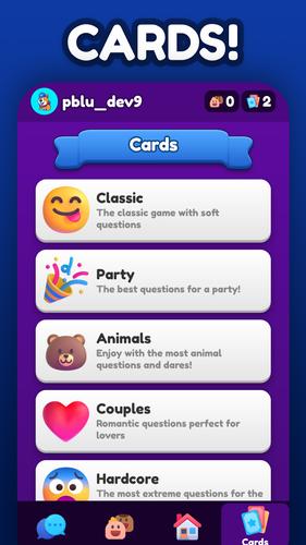 Truth Or Dare 2 - Chat Party 螢幕截圖 2