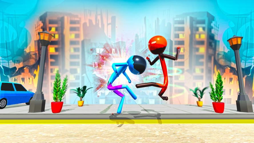 Stickman Ninja Fight: Ropehero Screenshot 2