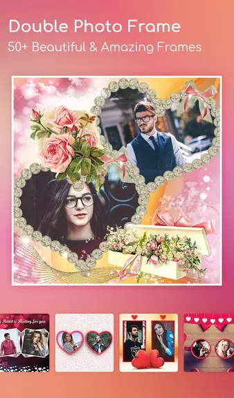 Love Collage, Love Photo Frame Capture d'écran 2