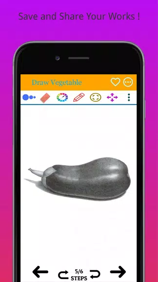 How to Draw Real Vegetables Tangkapan skrin 2