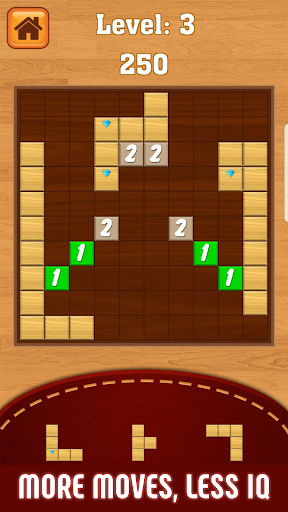 Block Puzzle : Classic Wood 螢幕截圖 2