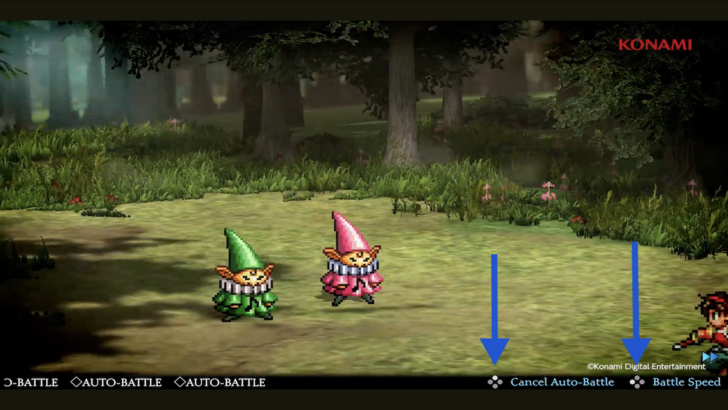 Easy Access to Auto-Battle