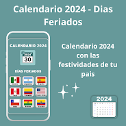 Calendario 2024- Días Feriados应用截图第0张