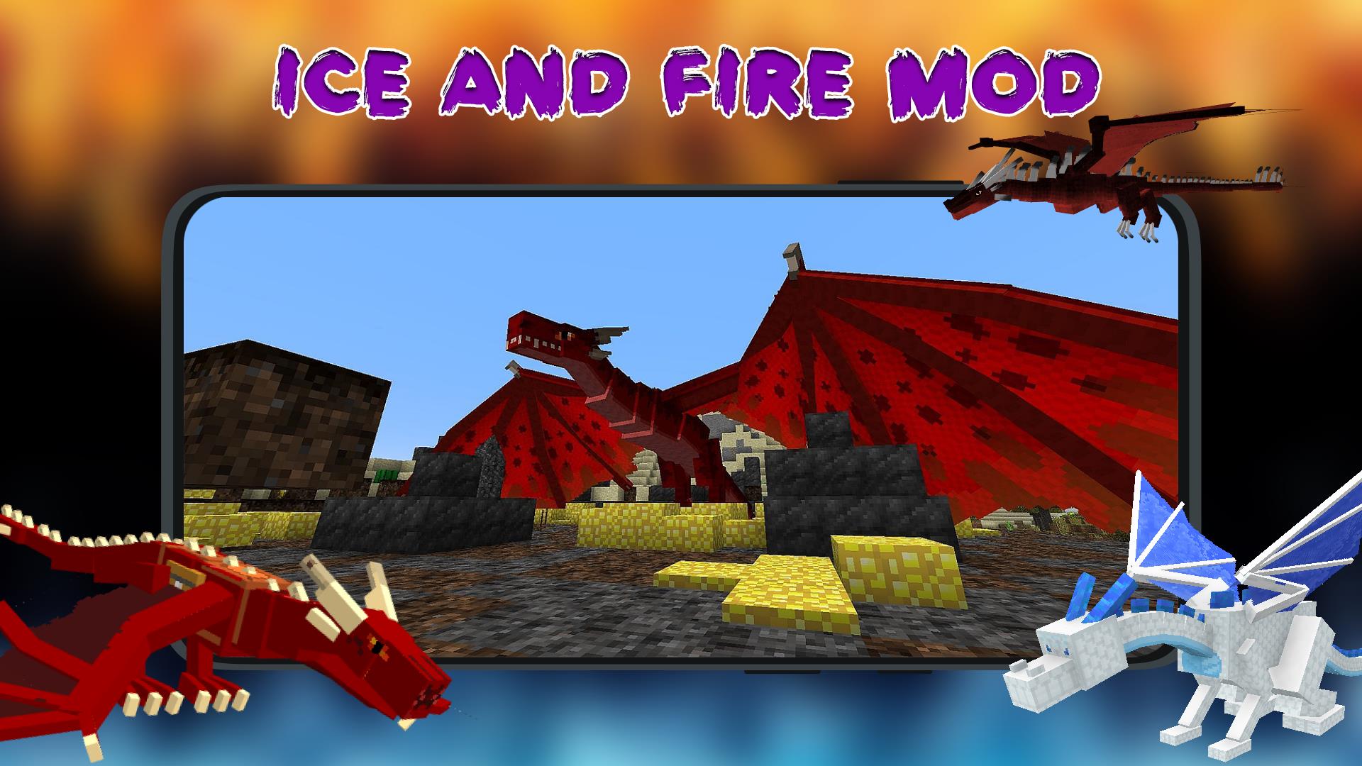 Ice and Fire Mod For Minecraft Ekran Görüntüsü 0