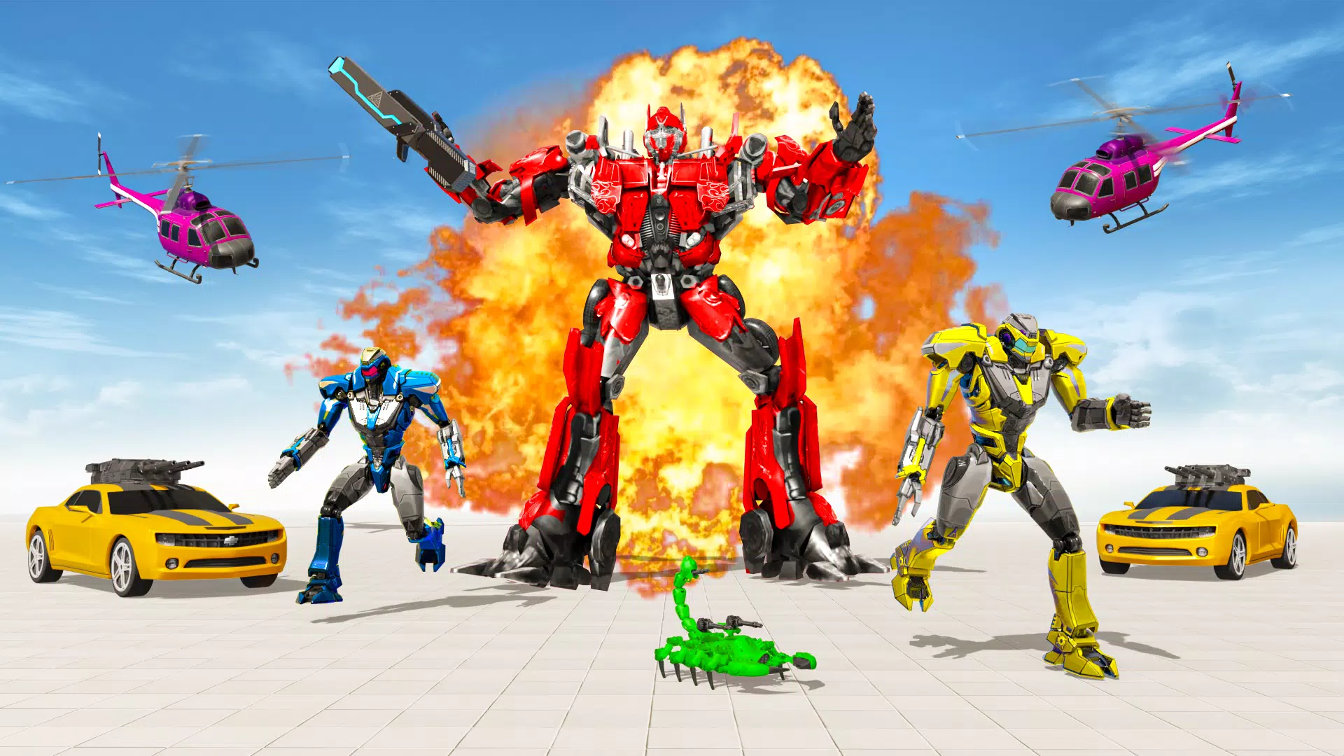 Jet Robot Car Transform 3D Captura de tela 1