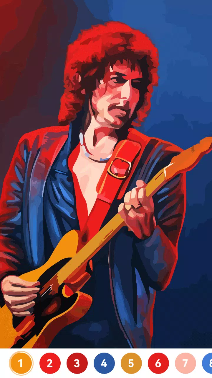 Celebrity Paint by Number Game Captura de pantalla 2