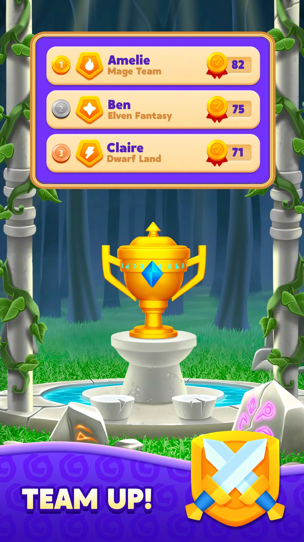 Rune Puzzle ဖန်သားပြင်ဓာတ်ပုံ 1