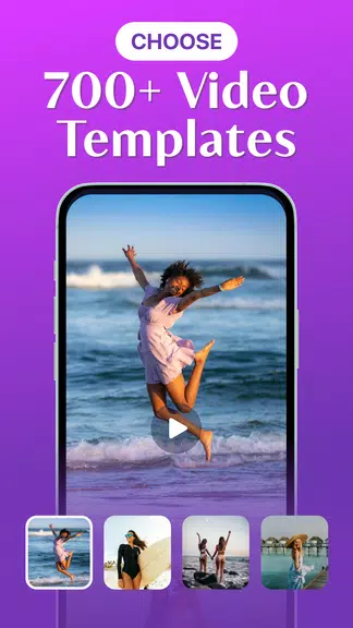 Template Video Maker & Editor স্ক্রিনশট 1